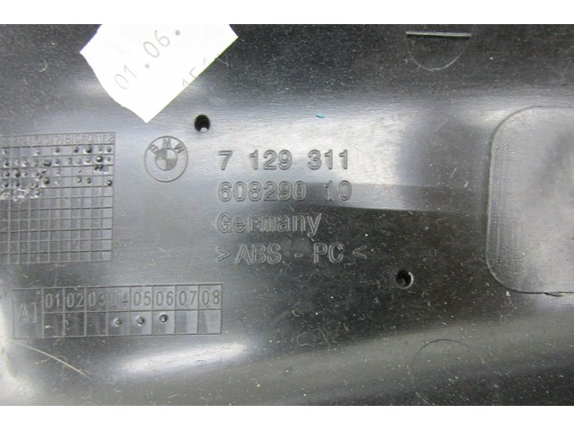  2009-2013 BMW 328i E93 LCI OEM LEFT FRONT A PILLAR TRIM BLACK 7129311   