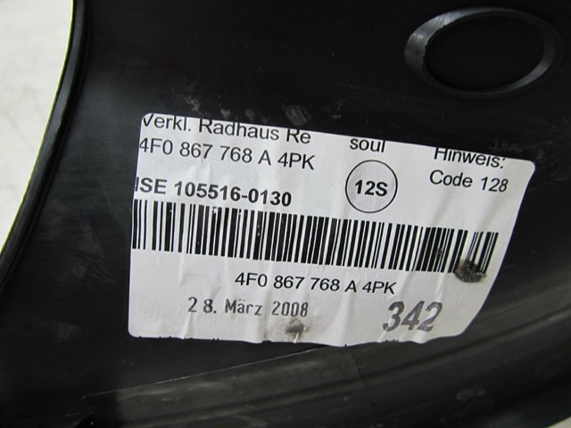 2005-2008 AUDI A6 C6 OEM RIGHT REAR DOOR SCUFF STEP SCUFF PLATE 