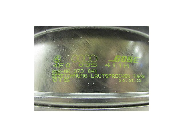 2004-2006 AUDI A8 L QUATTRO D3 OEM RIGHT SIDE REAR DOOR SPEAKER ASSEMBLY BOSE