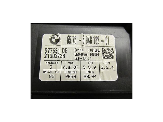 2004-2005 BMW 525i 530i E60 OEM GRAB ANTI THEFT ALARM SPEAKER / MODULE & COVER