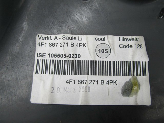 2005-2008 AUDI A6 C6 OEM LEFT FRONT DOOR SCUFF STEP SCUFF PLATE 