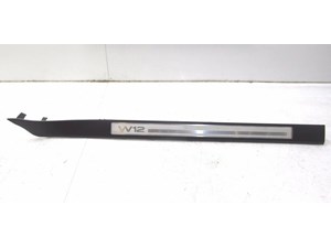 2004-2008 AUDI A8L W12 OEM RIGHT REAR OUTER DOOR SILL SCUFF PLATE TRIM W12