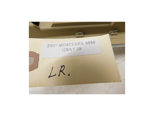 2007-2009 MERCEDES S550 W221 OEM LEFT REAR DOOR SILL SCUFF PLATE A2216801735