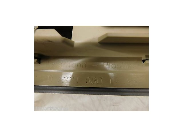 2007-2009 MERCEDES S550 W221 OEM LEFT REAR DOOR SILL SCUFF PLATE A2216801735