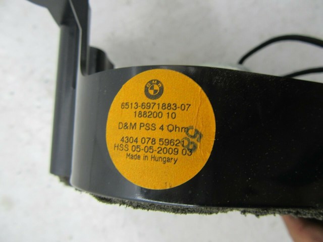 2007-2010 BMW X5 E70 OEM LEFT REAR D PILLAR TRUNK SPEAKER SPEAKERS WITH MOUNT