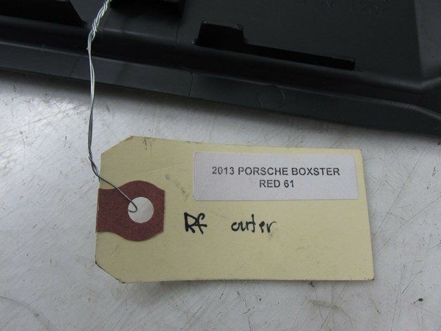 2013-2015 PORSCHE BOXSTER 981 OEM RIGHT FRONT DOOR SILL TRIM SCUFF PLATE 