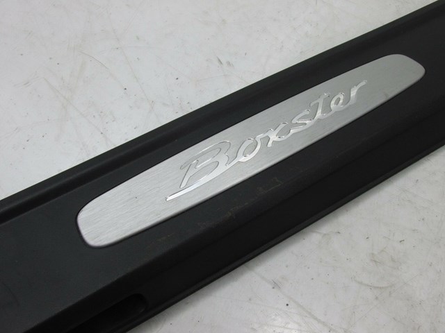 2013-2015 PORSCHE BOXSTER 981 OEM RIGHT FRONT DOOR SILL TRIM SCUFF PLATE 