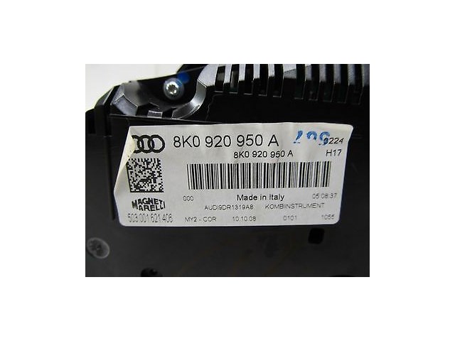 2008-2012 AUDI A4 AVANT WAGON B8 OEM SPEEDOMETER INSTRUMENT CLUSTER 101K MILES