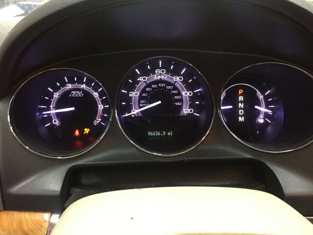 2010-2012 LINCOLN MKZ OEM LEFT FRONT INTERMENT CLUSTER SPEEDOMETER 96K MILES
