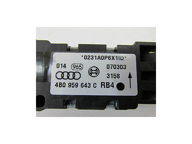 2004-2006 AUDI A8 L QUATTRO D3 OEM LEFT FRONT B-PILLAR IMPACT CRASH SENSOR 