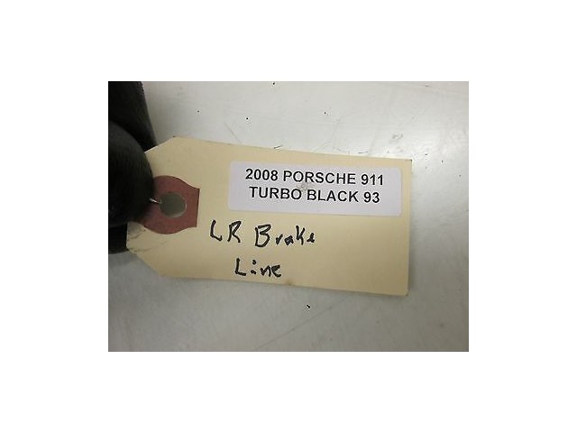 2005-2008 PORSCHE 911 TURBO 997 OEM LEFT REAR BACK BRAKE LINE HOSE