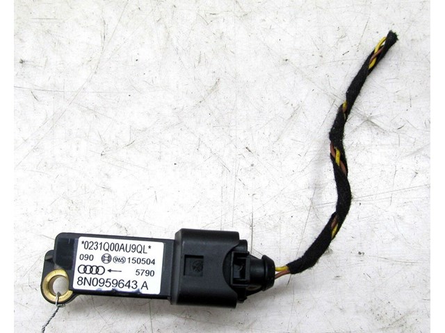 2000-2006 AUDI TT ROADSTER OEM LEFT FRONT UNDER SEAT IMPACT CRASH SENSOR 