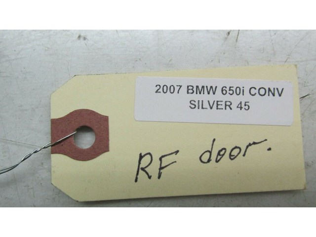 2006-2010 BMW 650i E64 E63 OEM RIGHT PASSENGER DOOR IMPACT CRASH SENSOR   