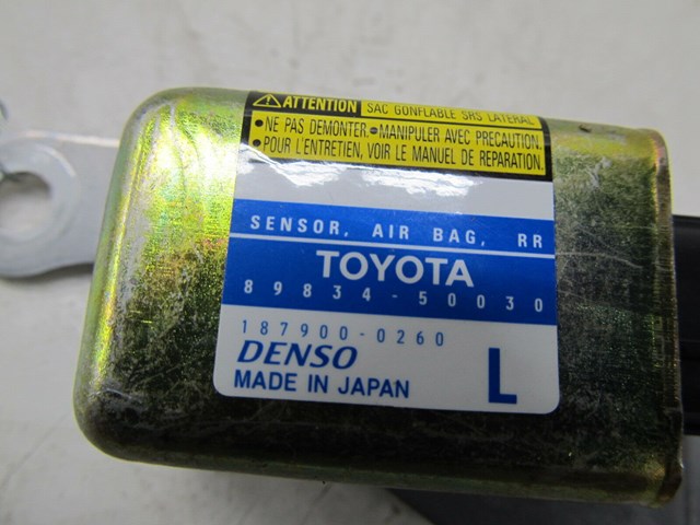   2001-2006 LEXUS LS430 OEM LEFT REAR AIRBAG IMPACT CRASH SENSOR 