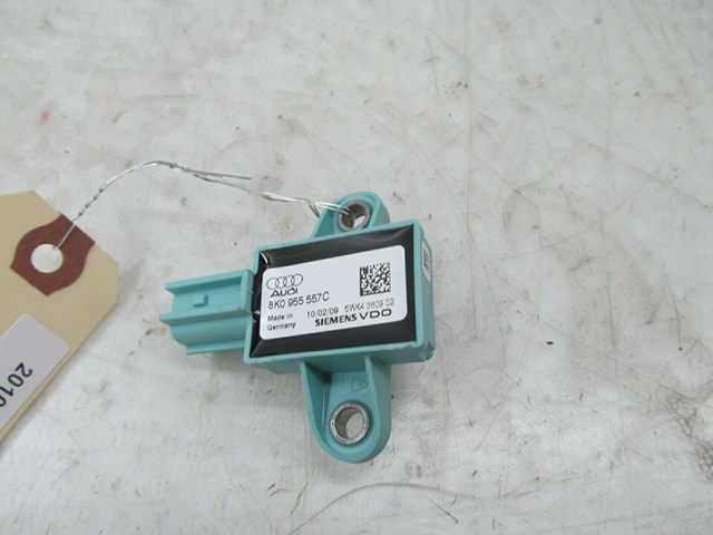 2009-2012 AUDI Q5 8R OEM LEFT FRONT DRIVER DOOR SIDE CRASH SENSOR 8K0 955 557C