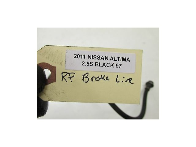 2007-2012 NISSAN ALTIMA SEDAN L32A OEM RIGHT FRONT WHEEL BRAKE FLUID LINE HOSE