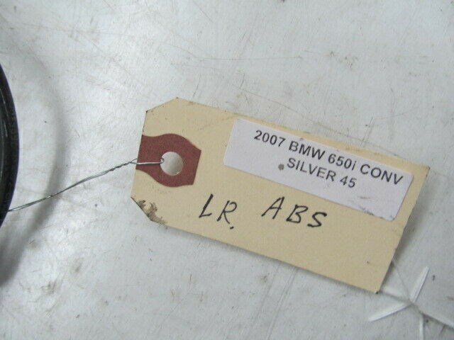 2006-2010 BMW 650i E64 E63 OEM LEFT REAR WHEEL ABS SPEED SENSOR 0 265 007 849