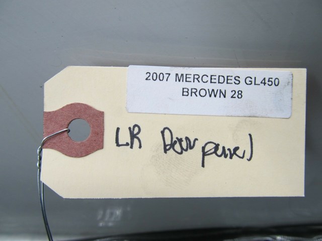 2007-2012 MERCEDES GL450 X164 OEM LEFT REAR DRIVER SIDE DOOR SHELL 