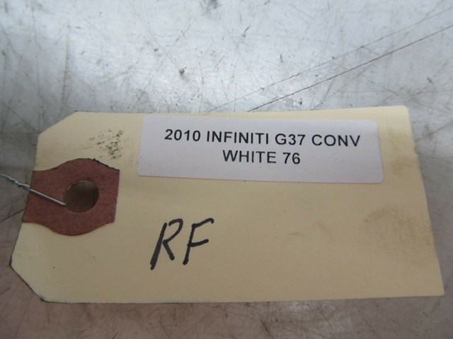 2009-2013 INFINITI G37 CONVERTIBLE OEM RIGHT FRONT THROTTLE BODY 