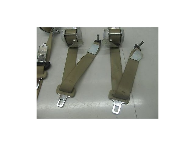 2012-2014 ACURA TL UA8 OEM COMPLETE REAR SEAT BELT/ BELT BUCKLE SET TAUPE COLOR