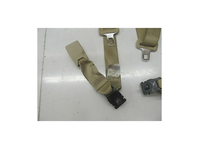 2012-2014 ACURA TL UA8 OEM COMPLETE REAR SEAT BELT/ BELT BUCKLE SET TAUPE COLOR
