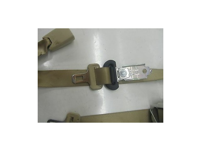 2012-2014 ACURA TL UA8 OEM COMPLETE REAR SEAT BELT/ BELT BUCKLE SET TAUPE COLOR