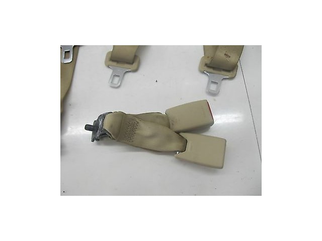 2012-2014 ACURA TL UA8 OEM COMPLETE REAR SEAT BELT/ BELT BUCKLE SET TAUPE COLOR
