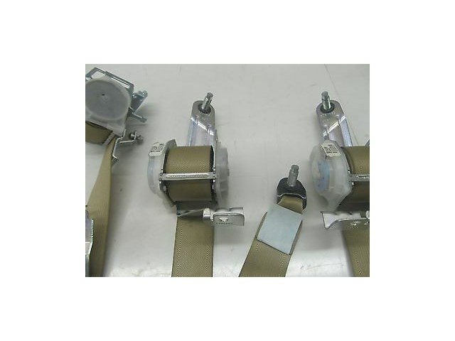 2012-2014 ACURA TL UA8 OEM COMPLETE REAR SEAT BELT/ BELT BUCKLE SET TAUPE COLOR