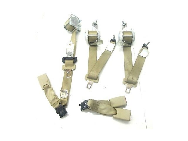 2012-2014 ACURA TL UA8 OEM COMPLETE REAR SEAT BELT/ BELT BUCKLE SET TAUPE COLOR