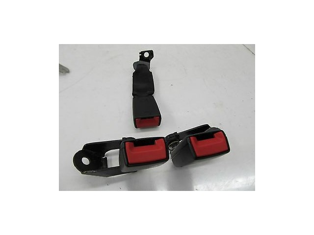 2006-2007 BMW 530I E60 OEM REAR SEAT BELT SET BEIGE W/ RECEIVER BUCKLE ASSEMBLY