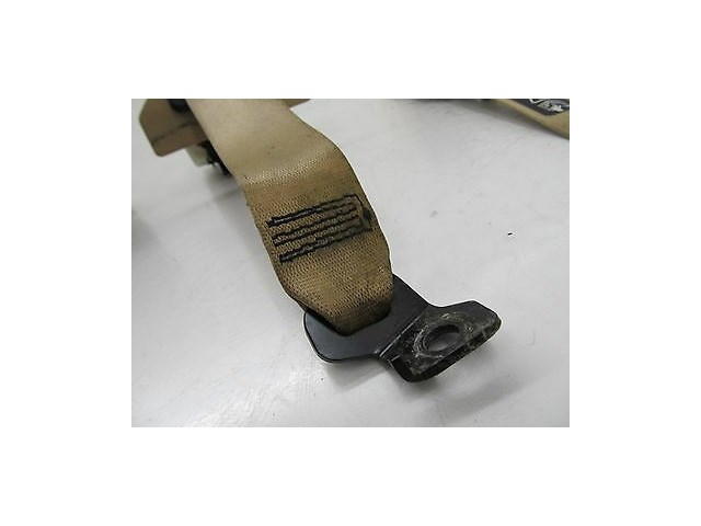 2006-2007 BMW 530I E60 OEM REAR SEAT BELT SET BEIGE W/ RECEIVER BUCKLE ASSEMBLY