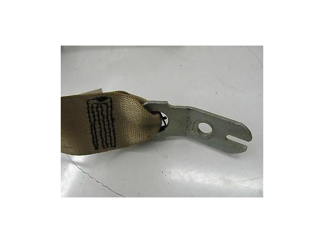 2006-2007 BMW 530I E60 OEM REAR SEAT BELT SET BEIGE W/ RECEIVER BUCKLE ASSEMBLY