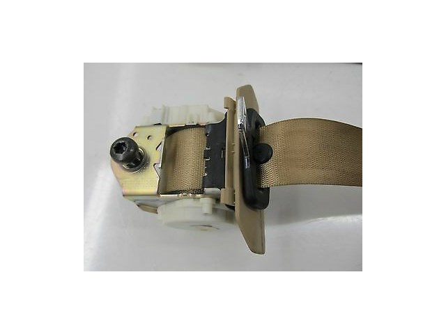 2006-2007 BMW 530I E60 OEM REAR SEAT BELT SET BEIGE W/ RECEIVER BUCKLE ASSEMBLY