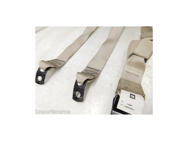 2005-2009 BUICK LACROSSE OEM REAR PASSENGER SEAT BELT RETRACTOR & BUCKLE SET