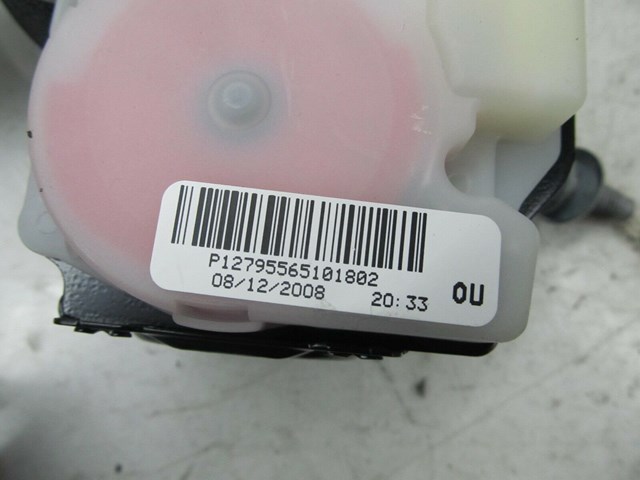 2004-2011 SAAB 9-3 OEM REAR SEAT BELT BUCKLES SET ASSEMBLY BLACK