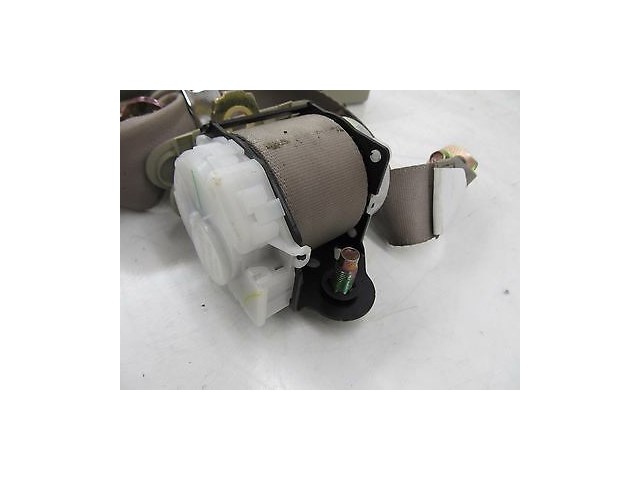 2003-2004 INFINITI G35 COUPE OEM REAR PASSENGER SEAT BELT SET W/ BUCKLES BEIGE