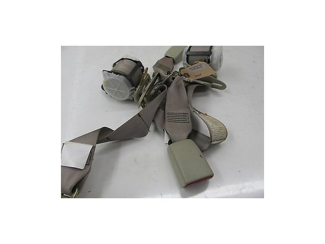 2003-2004 INFINITI G35 COUPE OEM REAR PASSENGER SEAT BELT SET W/ BUCKLES BEIGE