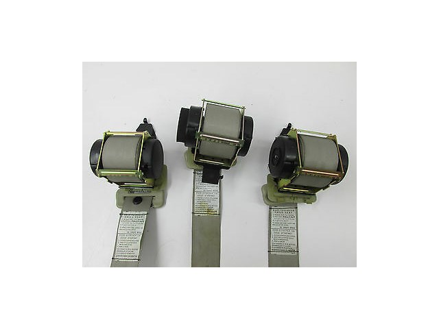 2003-2004 INFINITI M45 OEM REAR BACK SEAT BELTS AND RELEASE BUCKLES SET OF 3 