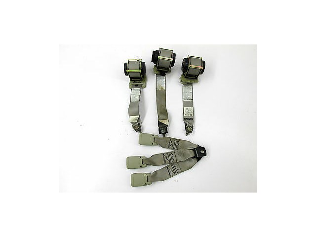 2003-2004 INFINITI M45 OEM REAR BACK SEAT BELTS AND RELEASE BUCKLES SET OF 3 