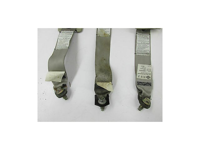 2003-2004 INFINITI M45 OEM REAR BACK SEAT BELTS AND RELEASE BUCKLES SET OF 3 