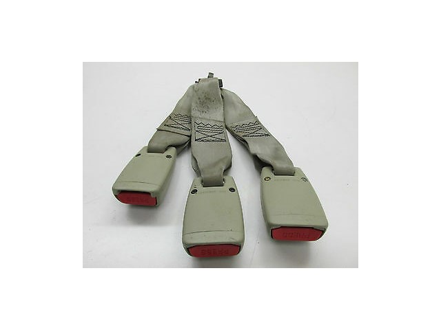 2003-2004 INFINITI M45 OEM REAR BACK SEAT BELTS AND RELEASE BUCKLES SET OF 3 