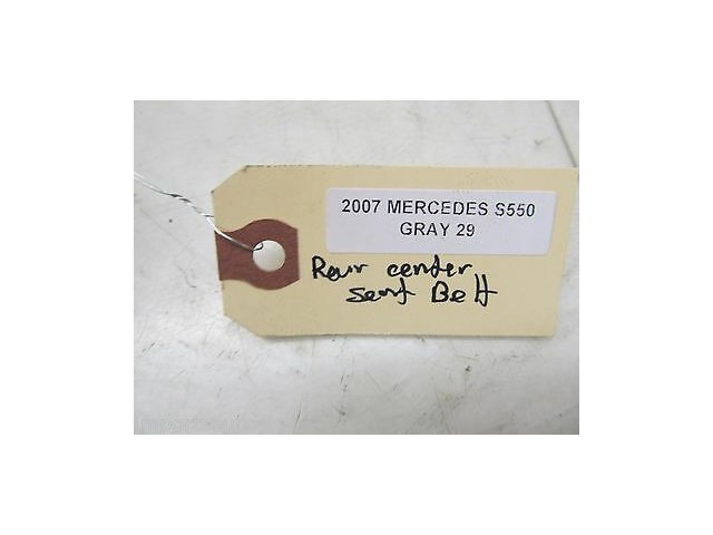 2007-2009 MERCEDES S550 W221 OEM REAR CENTER SEAT BELT WITH BUCKLE BROWN 