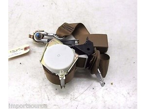 2007-2009 MERCEDES S550 W221 OEM REAR CENTER SEAT BELT WITH BUCKLE BROWN 