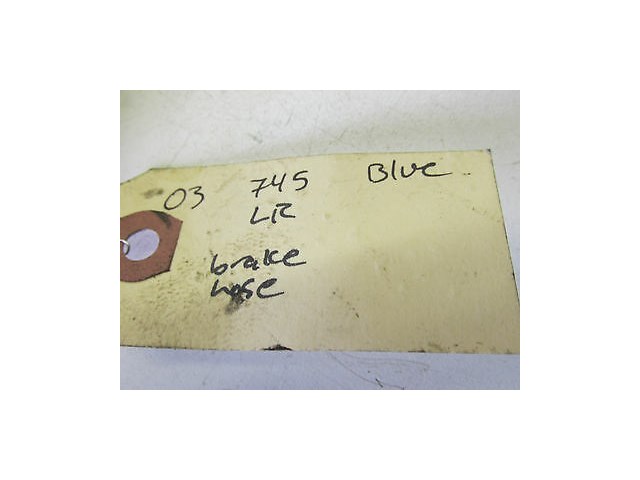 2002-2004 BMW 745LI E66 OEM LEFT REAR BRAKE HOSE