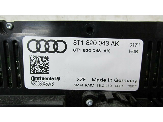 2009-2012 AUDI Q5 8R OEM A/C HEATER CLIMATE CONTROL SWITCH 