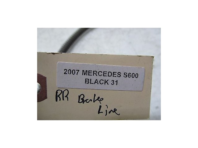 2007-2009 MERCEDES S600 W221 OEM RIGHT REAR PASSENGER SIDE BRAKE HOSE LINE