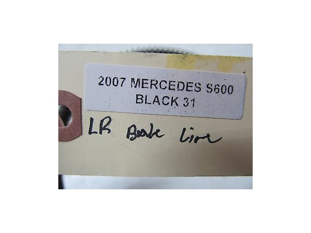 2007-2009 MERCEDES S600 W221 OEM LEFT REAR DRIVER SIDE BRAKE HOSE LINE