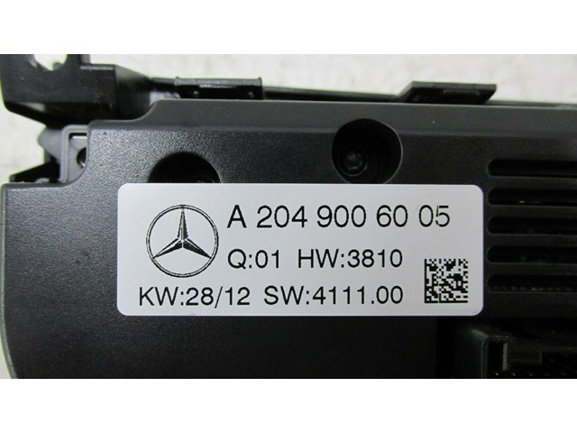 2012-2015 MERCEDES C250 COUPE W204 OEM A/C HEATER CLIMATE CONTROL SWITCH 