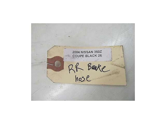 2003-2005 NISSAN 350Z COUPE OEM RIGHT REAR PASSENGER SIDE BRAKE HOSE