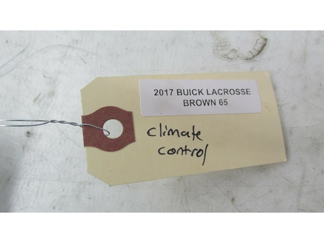 2017-2019 BUICK LACROSSE OEM  A/C HEATER CLIMATE CONTROL 84138221      